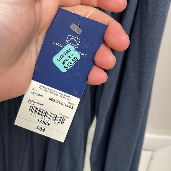 NWT Stafford men’s long sleeve hooded shirt - Picture 6 of 8